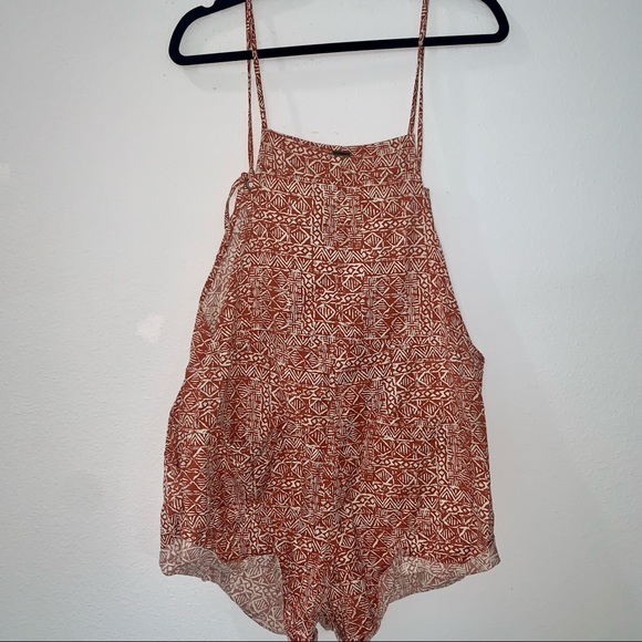Billabong Wild Pursuit Rust Short Overalls - Picture 6 of 8